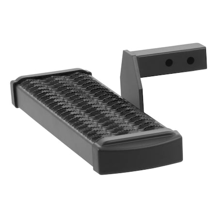 Luverne Truck Equipment GRIP STEP RECEIVER HITCH STEP WITH 6IN DROP BLACK TEXTURED POWDER COAT 415026-570015